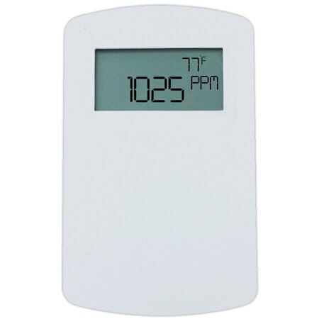 Wall and duct gas transmitters used for indoor air quality and ventilation monitoring