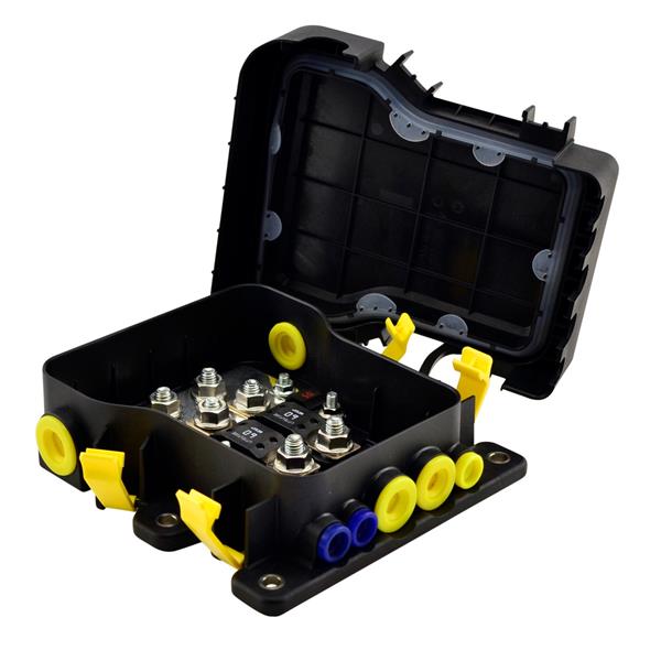 Fuse holder accessory components used in circuit protection assemblies