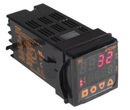 Industrial temperature and process controller used in panel control applications