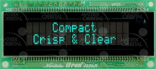 Vacuum fluorescent display module used in industrial electronic equipment