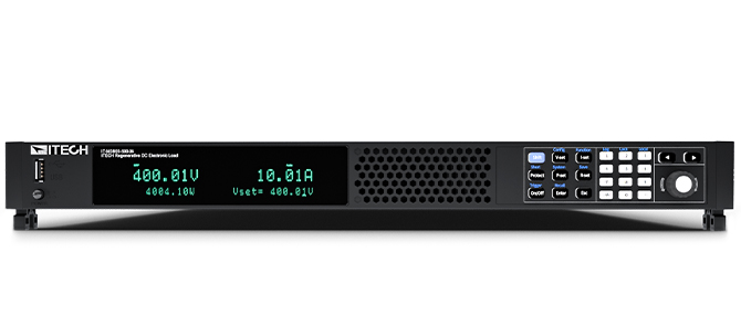 Thiết bị tải điện tử DC tái sinh dùng trong kiểm thử nguồn và hệ thống công suất