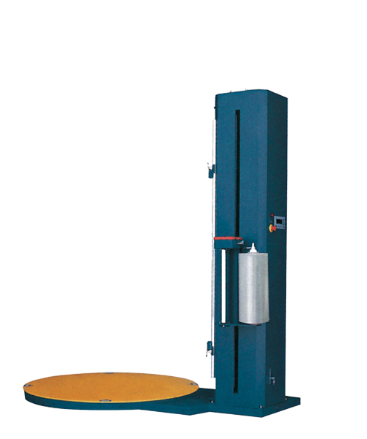 Industrial stretch film wrapping equipment for pallet packaging applications