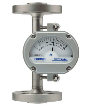 Variable area flow meter for process liquid monitoring