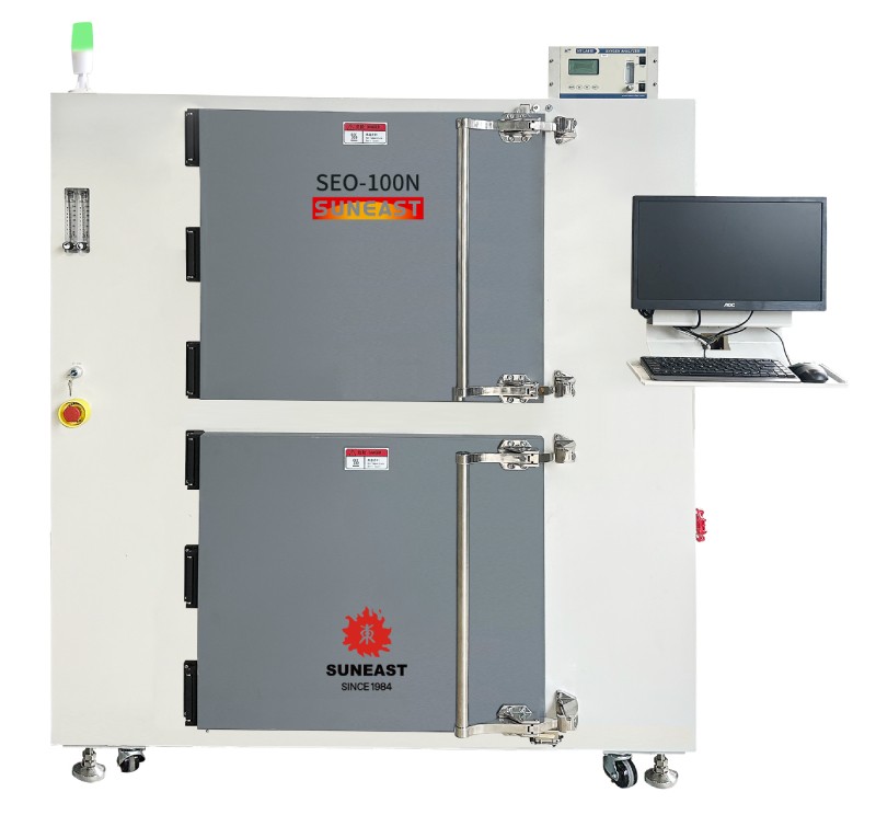 Semiconductor packaging equipment used in controlled thermal processing and packaging lines