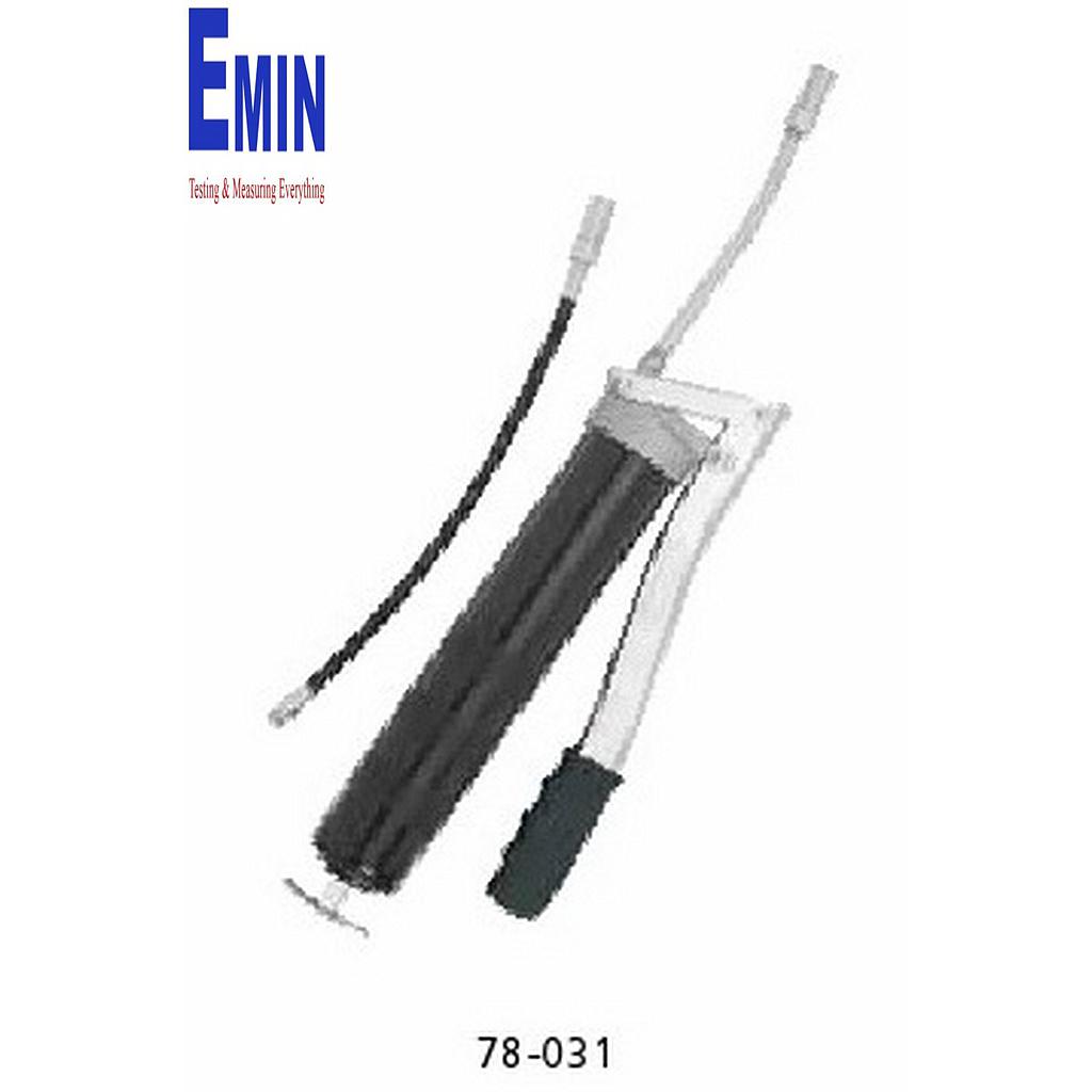 Air-operated grease application tool used for workshop and industrial lubrication tasks