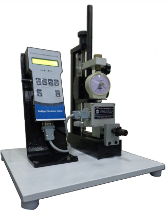 Rubber hardness tester calibration equipment used in quality control applications