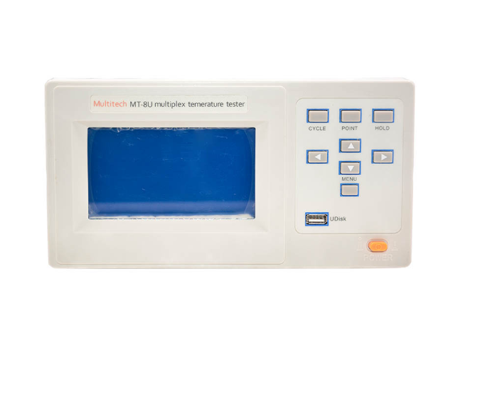 Portable data logger used for monitoring temperature and humidity conditions