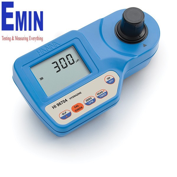 Hydrazine testing equipment and reagents for water analysis