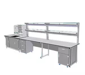 Laboratory workbench and sink furniture for technical lab environments