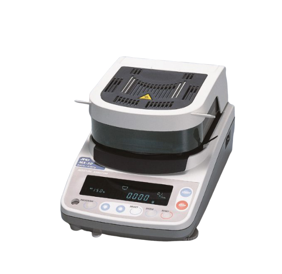 Moisture analyzer instrument used for laboratory and industrial testing