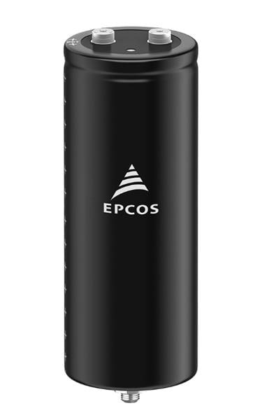 Capacitor mounting and connection hardware for industrial electronic assemblies