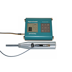 Concrete test hammer used for calibration and verification in concrete inspection work