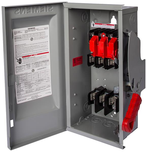 Industrial disconnect and circuit protection components used in electrical control systems