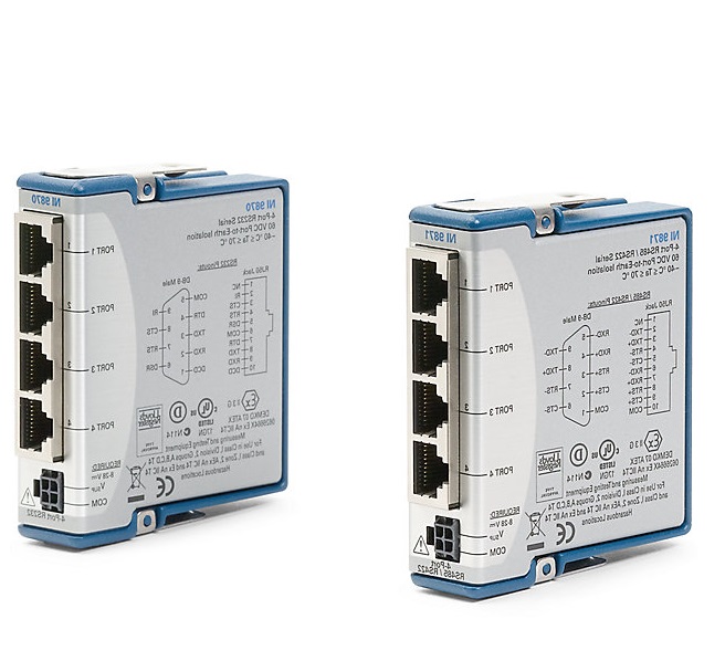 NI communication interface hardware for serial connectivity in test and industrial systems