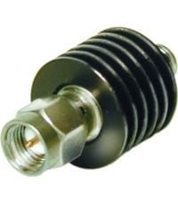 Connectorized RF attenuator used in an interconnect signal path