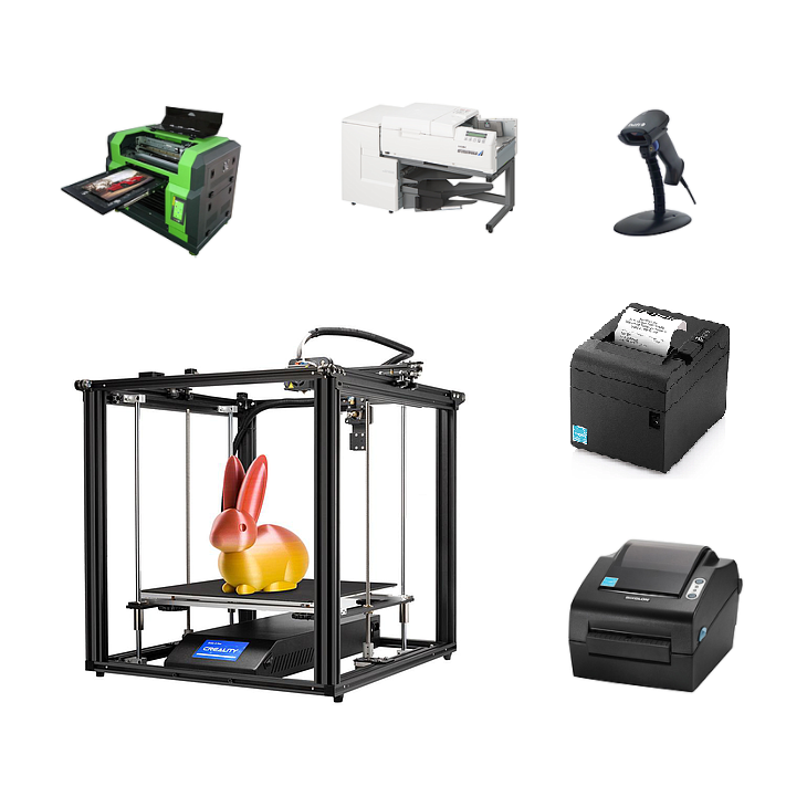 Calibration service for 3D printers, 3D scanners, UV printers, and label printers