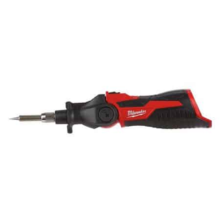 Handheld soldering iron used for electronics and electrical repair work